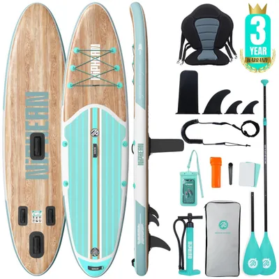 Image de Stand-up paddle gonflable Paddle board - 320 cm - Avec siège - Jusqu'à 200 kg - Pour deux personnes