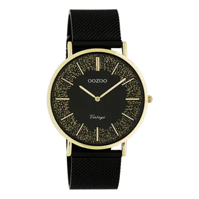 Produktbild von Oozoo Damen Edelstahlarmband Uhr Vintage blau C20102 Analog Quarzuhr UOC20188
