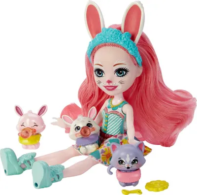 Obrázek produktu pro Enchantimals Baby Best Friends HLK85, Módní panenka, Ženy, 4 rok/roky, Chlapec/děvče, 47 mm, Vícebarevný