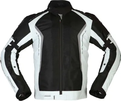 Produktbild von Modeka Khao Air Textiljacke schwarz / hellgrau 3XL