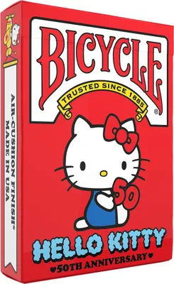 Produktbild von Bicycle® Kartendeck Hello Kitty 50th Anniversary Spielkarten Pokerkarten Single Deck