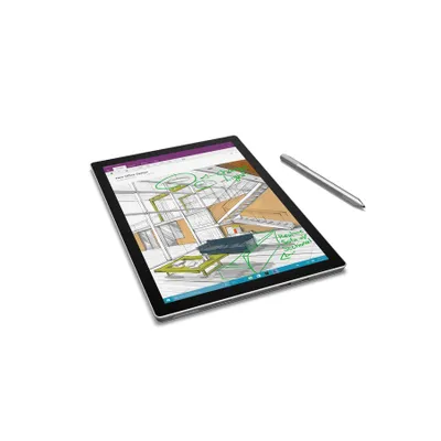 Produktbild von Microsoft Surface Pro 4, 31,2 cm (12.3"), 2736 x 1824 Pixel, 256 GB, 8 GB, Windows 10 Pro, Silber
