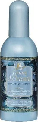 Produktbild von Tesori d’Oriente Thalasso Therapy, Unisex, Nicht nachfüllbare Flasche, Bergamotte, Zitrone, Meersalz, Orange, Geranium, Lavander, Lavendel, Salbei, Elemi, Patschuli, Sandelholz, Weißer Moschus, 1 Stück(e)