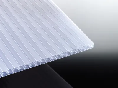 Produktbild von T&J TEJEPOLY FACHWERK Stegfünffachplatte Weiß-Opal 980 x 7000 mm, weiß-opal, 16 mm