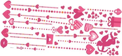 Produktbild von Wandaufkleber für Valentinstagdekoration zu Hause, in der Schule und bei Hochzeiten