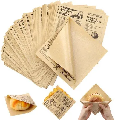 Obrázok produktu pre Papier na jedlo, 200 listov, hrubý, so vzorom