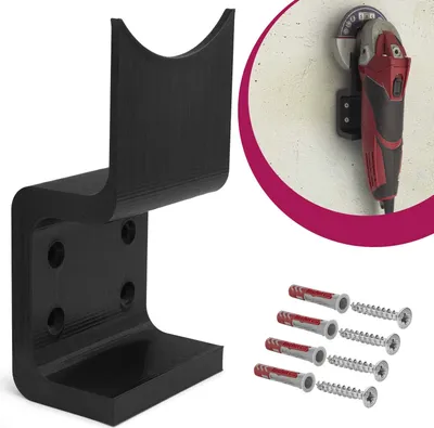 Produktbild von Wand Halterung passend für Winkelschleifer 110-125 Trennschleifer Flex Halter Werkstatt