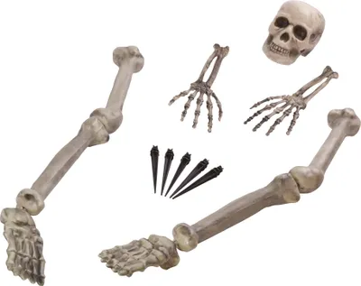 Produktbild von Bristol Novelty - Skelett Grundbrecher Dekoration BN2998 (Einheitsgröße) (Weiß)