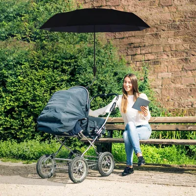 Productafbeelding van Draagbare zonwering met bevestiging voor kinderwagens