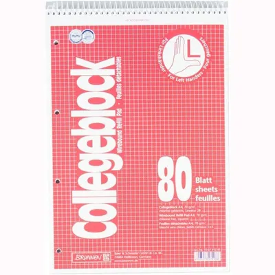 Produktbild von Collegeblock DIN A4 Linkshaender Lin28