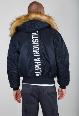 Produktbild von ALPHA INDUSTRIES 45P Hooded Custom Herren Winterjacke, Größe:3XL, Alpha Industries Farben:Rep.Blue