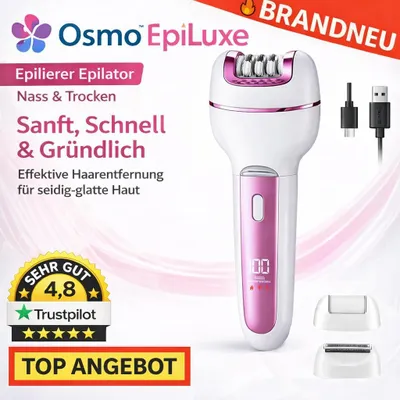 Produktbild von Osmo™ EpiLuxe Epilierer  Damen Epilator Haarentfernung Haarentferner Ganzkörper