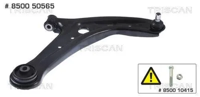 Image de Bras de suspension bras transversal avec silentbloc TRISCAN pour MAZDA 2