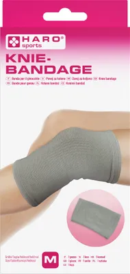 Immagine prodotto di HARO10056 Supporto sportivo HARO "Ginocchio", taglia: M, grigio