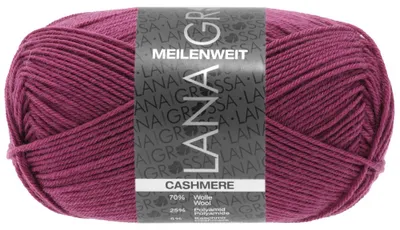 Produktbild von Lana Grossa - Meilenweit 4-fach 50g Cashmere 0052 fuchsia