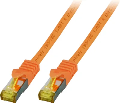 Immagine prodotto di EFB RJ45 Patchkabel S/FTP,Cat.6A,LSZH,Cat.7 Rohk.,15m,orange