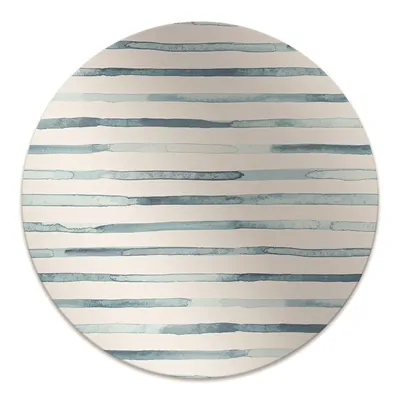 Obrázek produktu pro Kulatá ochranná podložka pod podlahu - Ochranná podložka pod židli - Podložka pod podlahu - 140x100 cm - Modré čáry