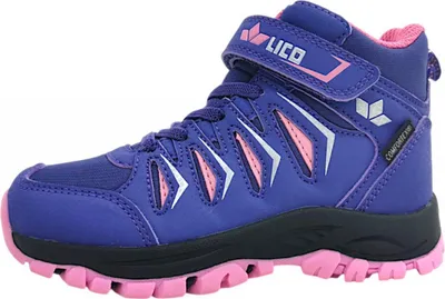 Image de Lico Sines - Bottes d'hiver pour filles, modèle "Kinderschuhe", couleur violet, type bottines à scratch, pour un usage quotidien