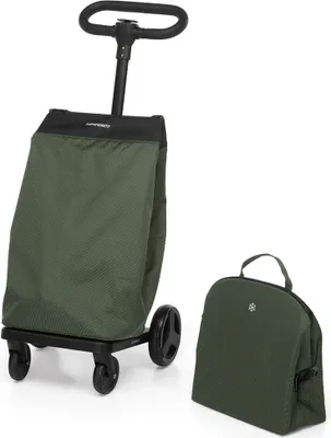 Produktbild von Foppapedretti GO GO Schwarz, Grün Trolley-Tasche