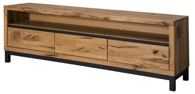 Immagine prodotto di MASSIVMOEBEL24 | mobile TV in legno di Quercia Selvatica 170x40x56 quercia naturale oliato VILLANDERS #114