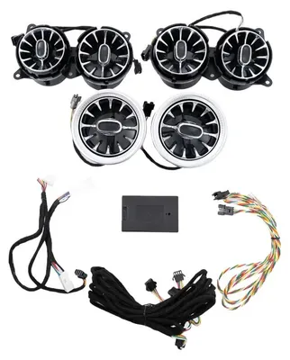 Productafbeelding van Ventilatieopeningen voorin, 7 kleuren, voor Mercedes S-klasse W222, modeljaren 2013-2020.