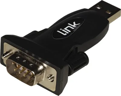 Immagine prodotto di LINK Adattatore USB a Seriale USB 2.0 A a RS232 9 Pin Maschio Nero per PC