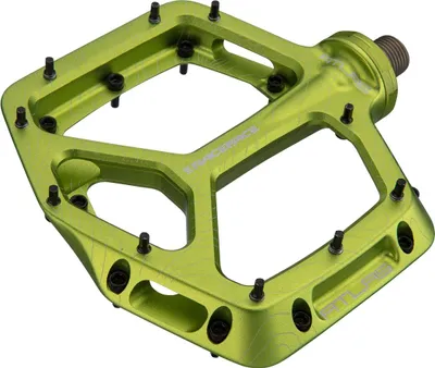 Productafbeelding van Pedalen Race Face Atlas, aluminium platform, 114x101 mm, groen, modelnummer PD22ATLASGRN