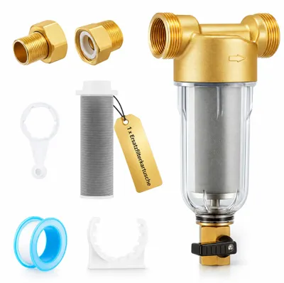 Feinfilter 1" Vorfilter Sedimentfilter mit 3/4" Adapter