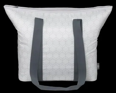 Image de alfi ISO SHOPPER, bouteille isotherme, couleur gris géométrique | Référence : HAN 7440170 | Code EAN : 4002458526114