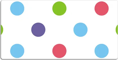 Produktbild von Schreibtischmatte Tischunterlage 90x45 cm Mauspad - Bunte Punkte