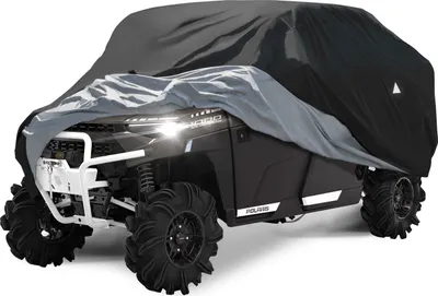 Produktbild von WALSER Abdeckplane Quad All Weather, Quad Abdeckplane wasserdicht, Quad Garage, Quad Zubehör, UV-beständige Quad Abdeckplane auch für E Quad, Quad Plane, wetterfeste Abdeckung Plane schwarz L