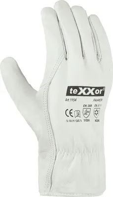 Produktbild von teXXor® Rindnappaleder-Winterhandschuhe FAHRER-WINTER 10, natur
