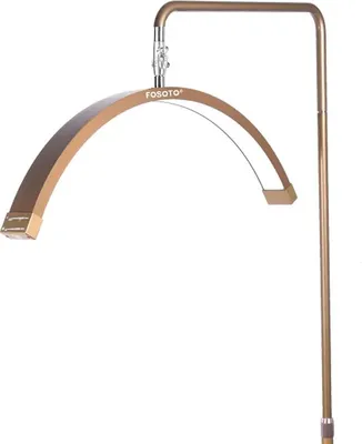Immagine prodotto di FOSOTO Fotografia Luce LED a mezzaluna, potenza 45W, temperatura colore regolabile 3200-5600K, oro FT-Y16-1