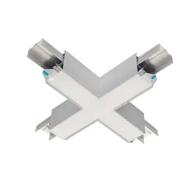 Produktbild von X-Verbindung für LED Linearstrahler Turner 15W 3000K Silber Warmweiß