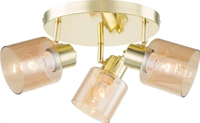 Produktbild von home24 Deckenleuchte - Metall / Glas - 3-flammig