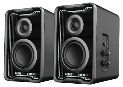 Produktbild von Computerlautsprecher QR30 - 30 W RMS - Bluetooth 5.4 - RGB-Lichteffekte - Seidenkalottenhochtöner - 2.0-Stereo - Schwarz