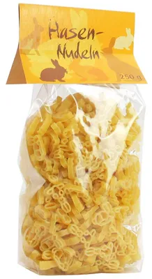 Pasta Hasennudeln Oster-Nudeln BIO