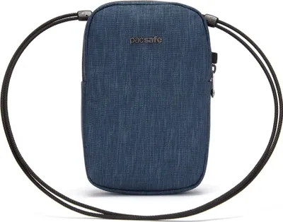 Produktbild von pacsafe Umhängetasche RFIDsafe Travel Crossbody Dark Denim blau