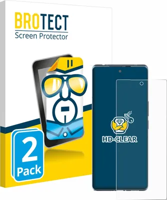 Produktbild von 2x Für HTC U24 Pro Schutzfolie BROTECT Displayschutz Display Schutz Folie Klar Transparent