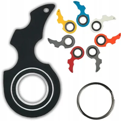 Obrázek produktu pro Kajawis Keyrambit Pro otočná antistresová klíčenka Fidget Spinner