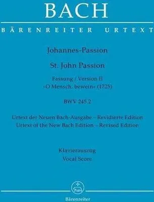 Zdjęcie produktu dla "Pasja według św. Jana", "O człowieku, opłakuj" BWV 245.2 (wersja II (1725))