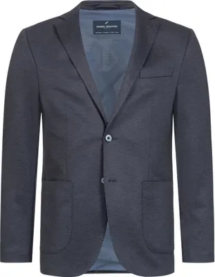 Produktbild von HECHTER Paris CASUAL Herren Jerseysakko Modern Blau Microdessin 62