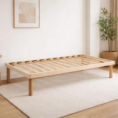 Image de Pietra - Sommier double, 160x190 cm marron, double fait en Italie