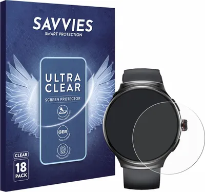 Produktbild von 18x Für Oukitel V5 1.43" Schutzfolie Savvies Displayschutz Display Schutz Folie Klar Transparent