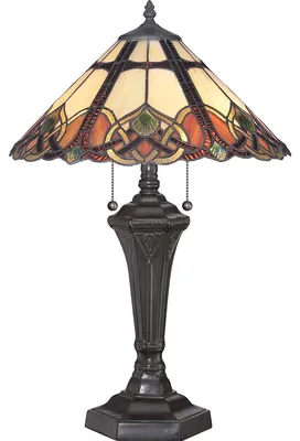 Produktbild von Elstead Cambridge Tischleuchte E27 2-fach Vintage-Bronze