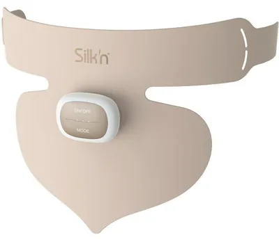 Obrázok produktu pre LED maska na tvár a dekolt SILK'N LED Chest-Neck Mask Pro, omladzujúca starostlivosť, pre zvýšenie elasticity a žiarivosti