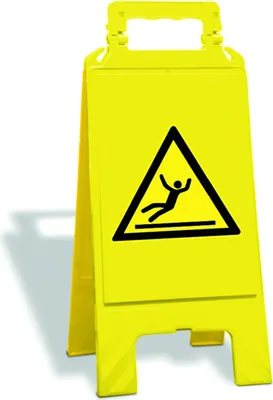 Produktbild von Warnaufsteller Warn-Gelb ''RUTSCHGEFAHR'' 600 x 275 x 270 mm