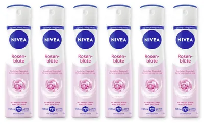 Produktbild von NIVEA Deodorant Rosenblüte Deo Spray 6 x 150ml