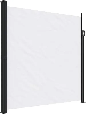 Image de vidaXL Marquise latérale extensible blanc 200x300 cm