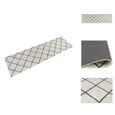 Produktbild von vidaXL Küchenteppich Waschbar Quadrat 60x180 cm Samt -  Fußmatten